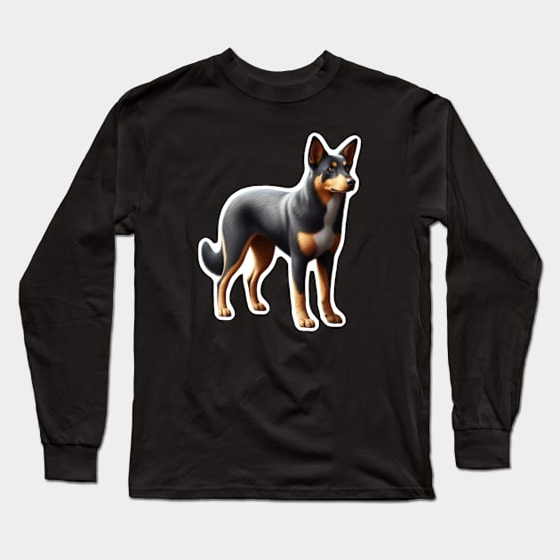 Australian Kelpie Long Sleeve T-Shirt by millersye